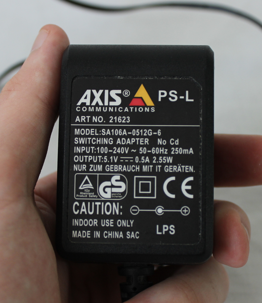 Chargeur de la caméra IP Axis 206